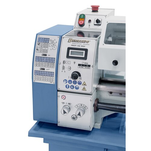 Electronic, stepless speed adjustment - easy readout on digital display.