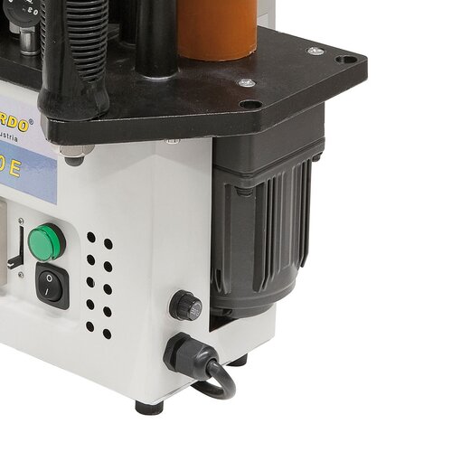 Powerful motor allows for  continuous operation regardless  of feed speed
