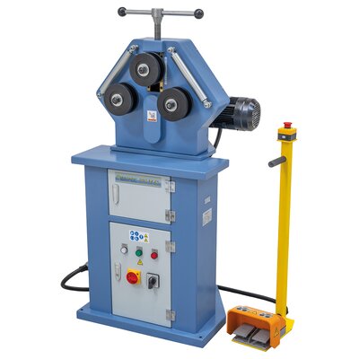 Motorized round bending machine BPK 35 S2 with 2 bending speeds
