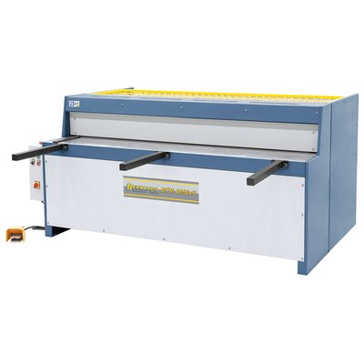 Motorische Tafelschere MTM 1250 x 3 mm mit man. Hinteranschlag