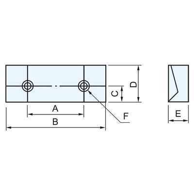 Niederzugbacken DJ 130 - 2 Stk.