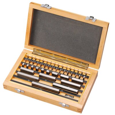 Metric gage block set 47 pcs. DIN861/1