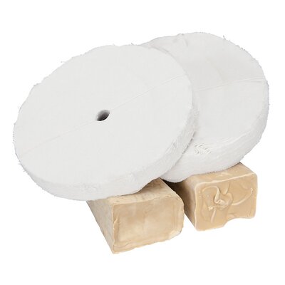 Leštící sada na plast Ø 200 x 20 mm, Ø 16 mm, 4 ks.