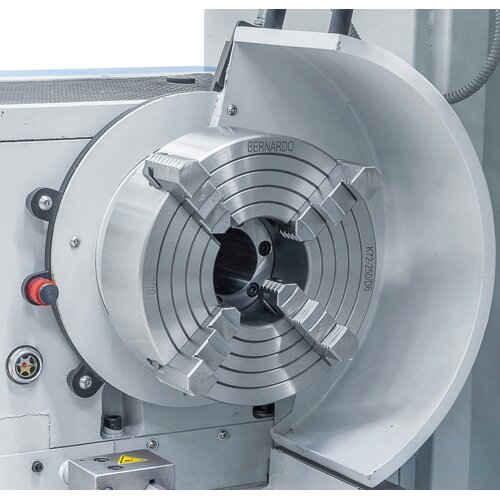 4-jaw independent chuck 200 mm with reversible jaws optional available.