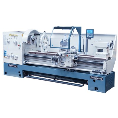 Heavy duty industrial lathe Goliath 660 x 2000 incl. 3-axis digital readout *