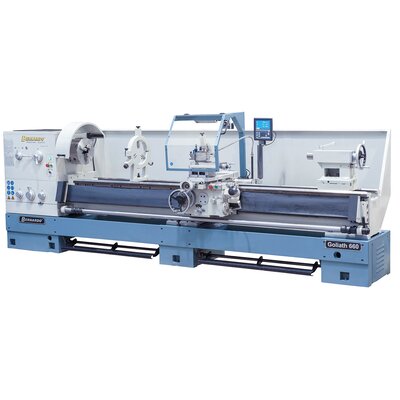 Heavy duty industrial lathe Goliath 660 x 3000 incl. 3-axis digital readout *
