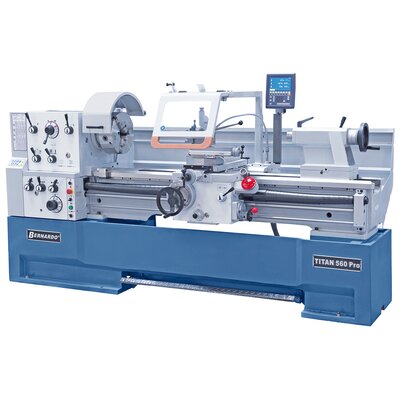 Heavy duty industrial lathe TITAN 560 x 1500 Pro incl. 3-axis digital readout *
