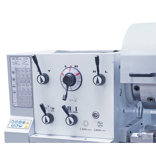 Control elements are user-friendly and clearly arranged on the gear head.