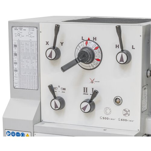 Control elements are user-friendly and clearly arranged on the gear head.