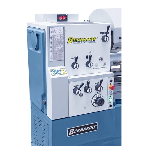 Convenient feed settings for high accuracy, polished gear wheels allow for smooth operation. 
