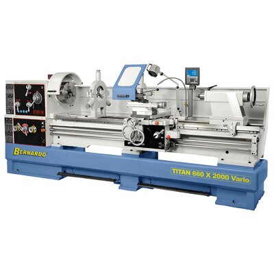 Heavy duty industrial lathe TITAN 800 x 2000 Vario *