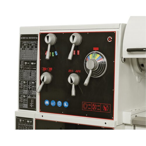 Control elements are user-friendly and clearly arranged on the gear head.