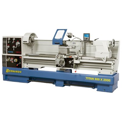 Heavy duty industrial lathe Titan 800 x 3000 incl. 3-axis digital readout *