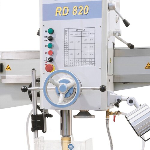 Control elements are clearly arranged on spindle stock