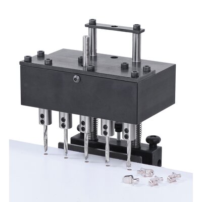 Portapunta per serie da 32 mm mcon supporto per mortasatrici