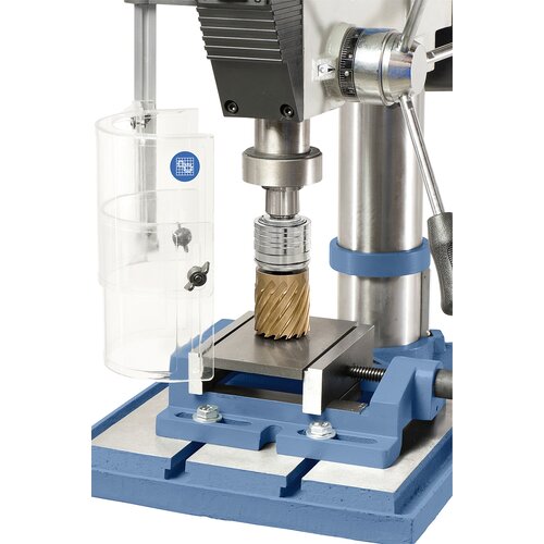 The optionally available quick release arbor enables use of core drills