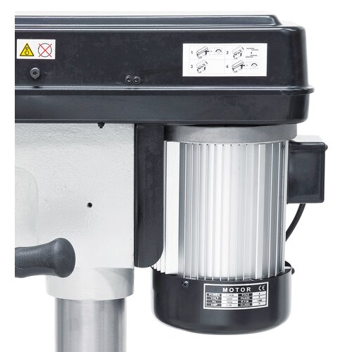 The high-grade aluminium motor features a top performance at smooth run