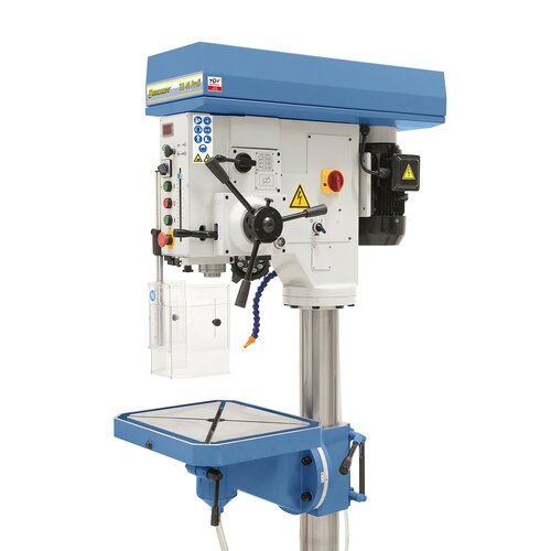 Manual or mechanical (0,1 / 0,2 / 0,3 mm/re v) spindle feed.