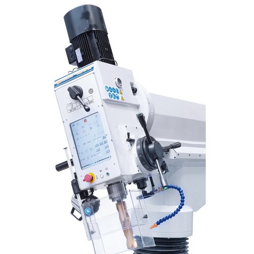 Tiltable drill head (-90˚ to +90˚) increases range of applications.