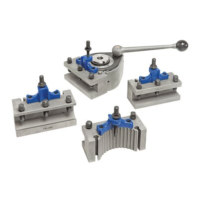 40 pos. tool post & holder set System Multifix size B, incl. 4 tips