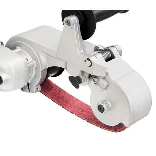 Set screw for quick belt change without tools.