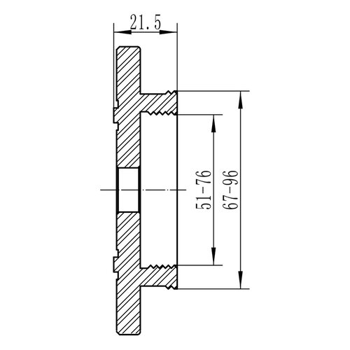 Dovetail jaws type A