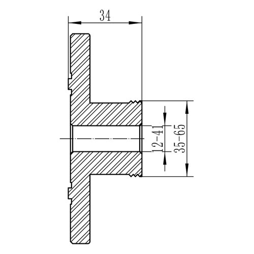 Dovetail jaws type A