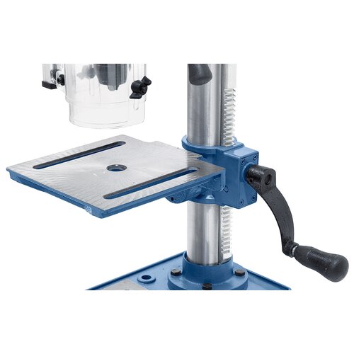 Drill table swivels -45° to +45° and turns 360° around the column.