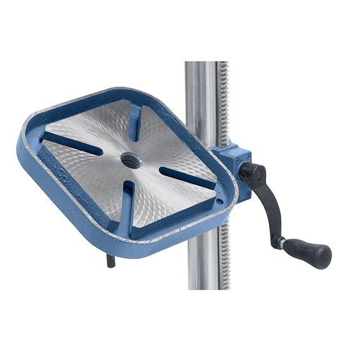 Drill table swivels -45° to +45° and turns 360° around the column.
