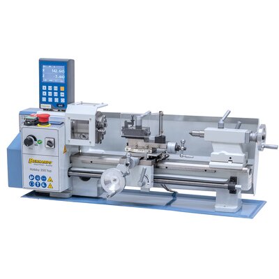 Bench lathe Hobby 350 Top / 230 V incl. 2-axis-digital readout DT 40