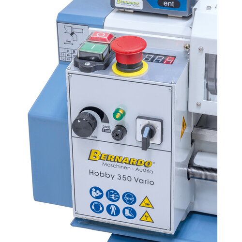 Electronic, stepless speed setting - easy readout via digital display.