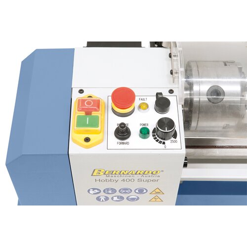 Spindle speed is steplessly adjustable, comes with left and right rotation.