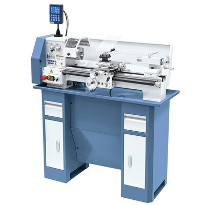 Bench lathe Hobby 500 / 400 V incl. 2-axis digital readout DT 40