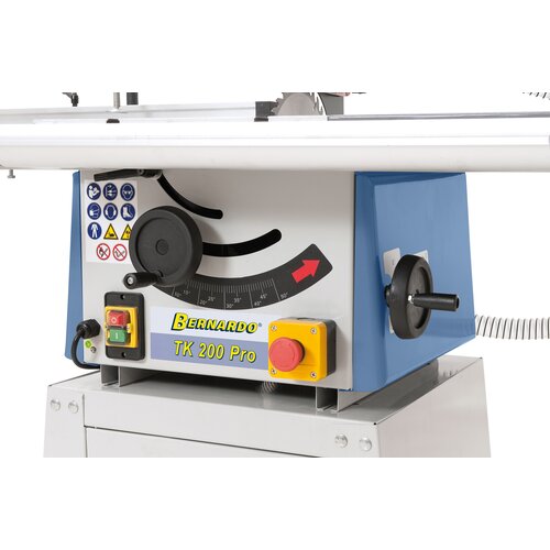 ON-OFF switch in accordance to IP 54 features undervoltage release and separate emergency stop.