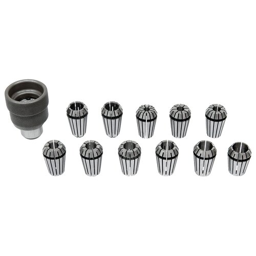 ER 20 collets from 4 – 14 mm comes standard