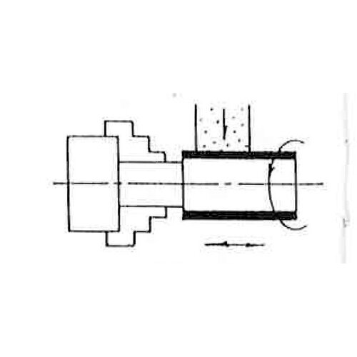Cylindrical grinding  with chuck