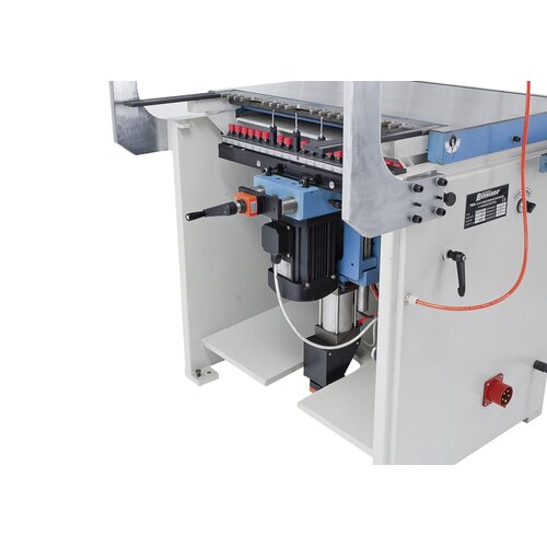 Pneumatic drill unit tilt from 0° - 45° - 90°