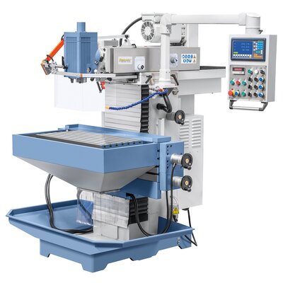 Univerzální frézka WFM 850 Servo vč. 3osé digitální odměřování ES-12 H