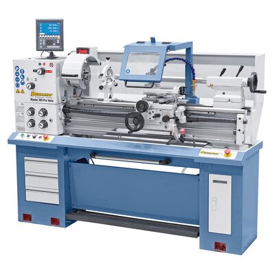 Universal turning lathe Master 360 Pro Vario incl. 3-axis-digital readout ES-12 V