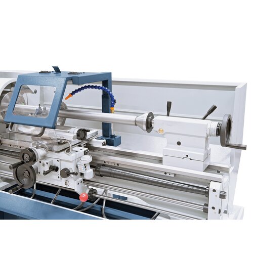 Ball nose live center 100 mm, ideal for clamping of pipes and hollow parts (optional).