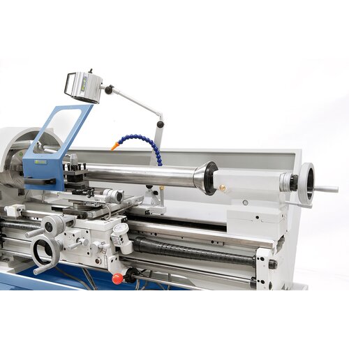 Ball nose live center 125 mm, ideal for clamping of pipes and hollow parts (optional).