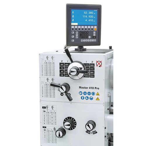 Serially with 3-axis digital readout Bernardo ES-12 V with LCD-display.