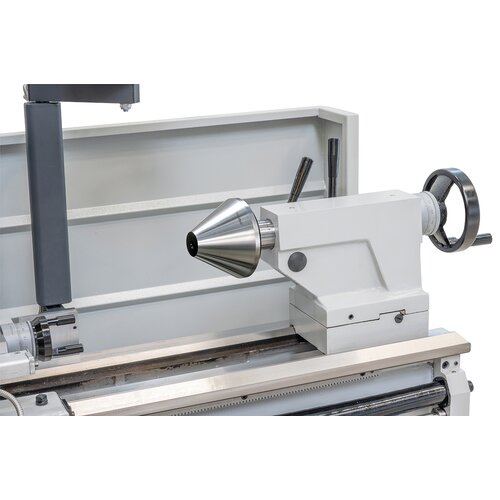 Optionally available: ball nose live  center diameter 130 mm for clamping of pipes.