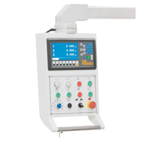 User-friendly and clearly arranged panel, serially equipped with digital readout.