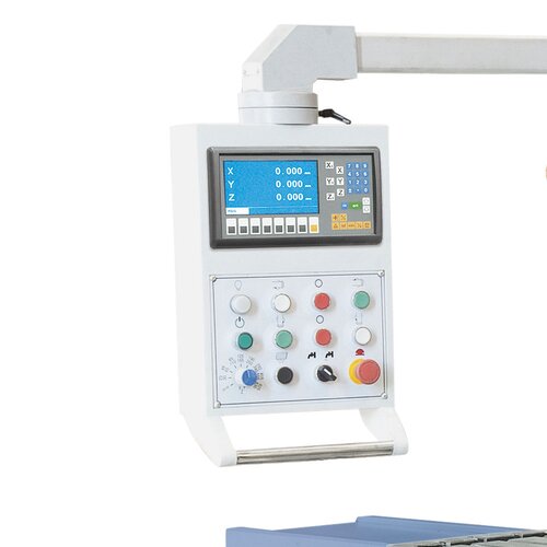 User-friendly and clearly arranged panel, serially equipped with digital readout.