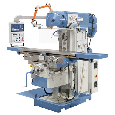 Universalfræsemaskine UWF 150 V Servo inkl. Digitalt 3-akset-display ES-12 H