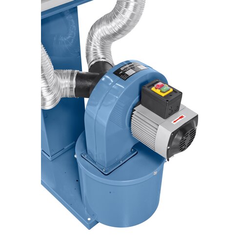 On/Off switch in accordance with IP 54 features undervoltage release. Powerful drive motor, particularly smooth-running