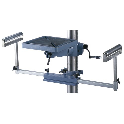 Extractable support can be added to support long workpieces.