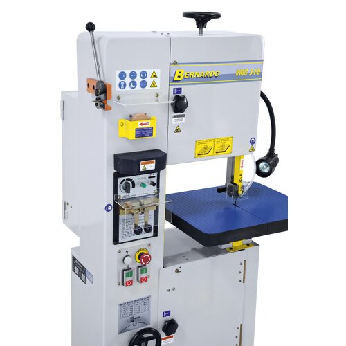 Blade welding unit, shear and grinder as standard