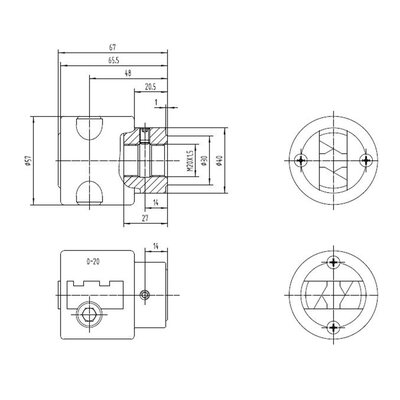 Westcott -poraistukka varten LBM 220 / LBM 350 T